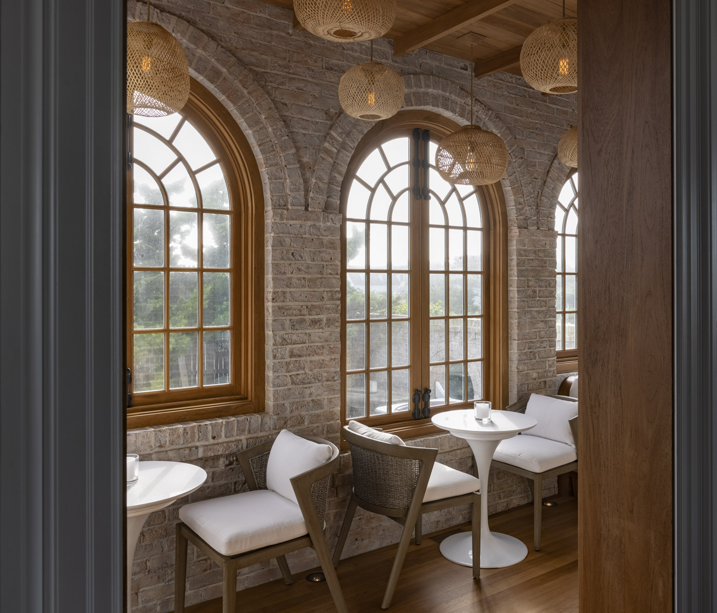 Photo of construction by Ronald Webb Builder.